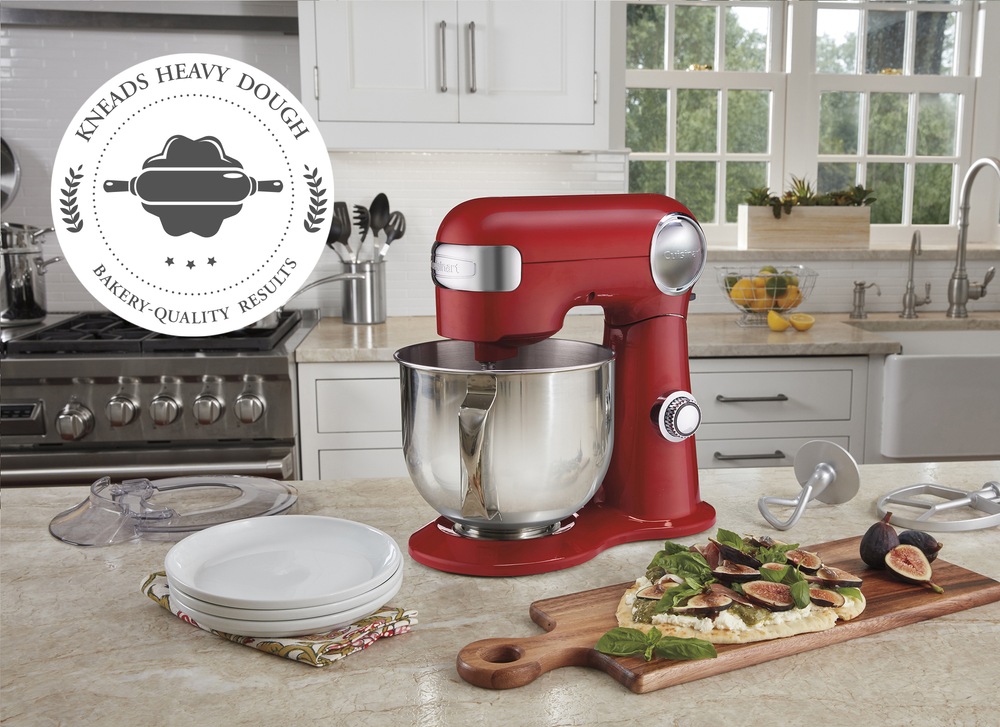 Cuisinart® Precision Master™ TiltHead Stand Mixer w/ 12 Speeds, Red, 5