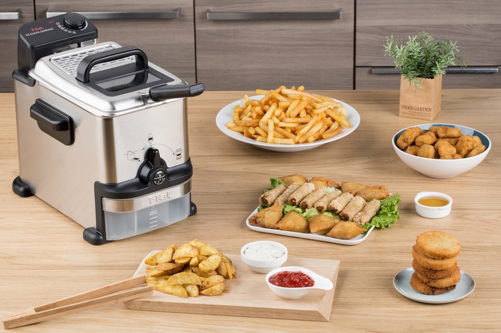 T-fal EZ Clean Pro Compact Deep Fryer w/ Oil Filter, Stainless Steel ...