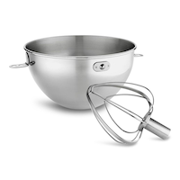 KitchenAid® 3-Qt. Stainless Steel Bowl & Combi-Whip for Bowl Lift Stand Mixer Composite_or_Mixed
