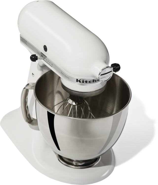 KitchenAid® Artisan® Series 5Quart TiltHead Stand Mixer, White
