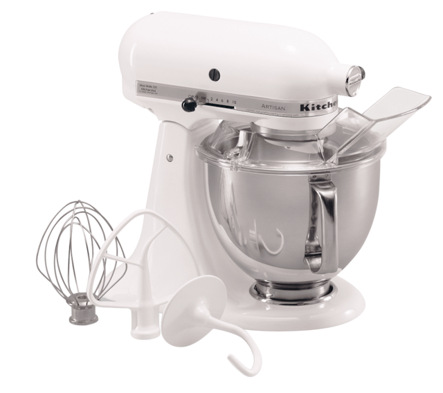 KitchenAid® Artisan® Series 5Quart TiltHead Stand Mixer, White