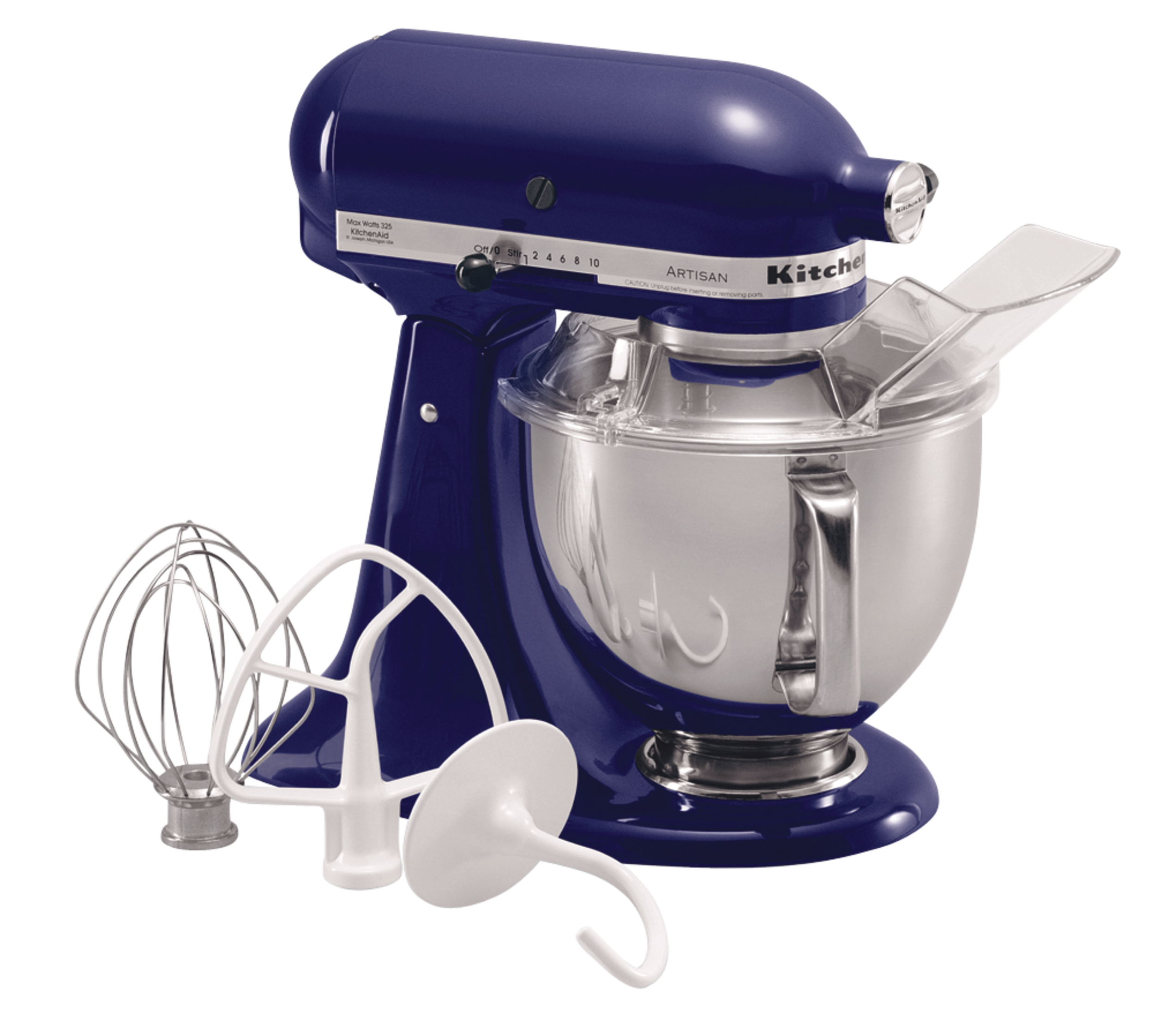 KitchenAid® Artisan® Series Tilt-Head Stand Mixer w/ 10 Speeds, Cobalt Blue, 5qt Front_Angled_Right