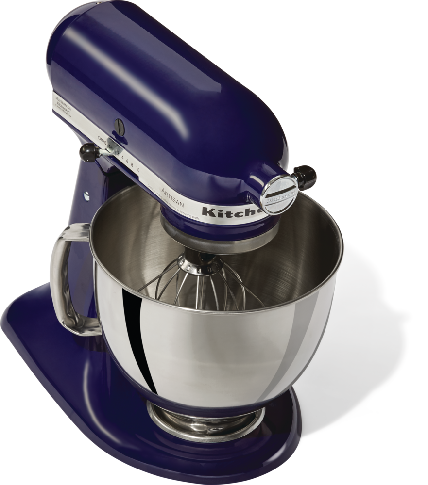 navy blue kitchenaid mixer