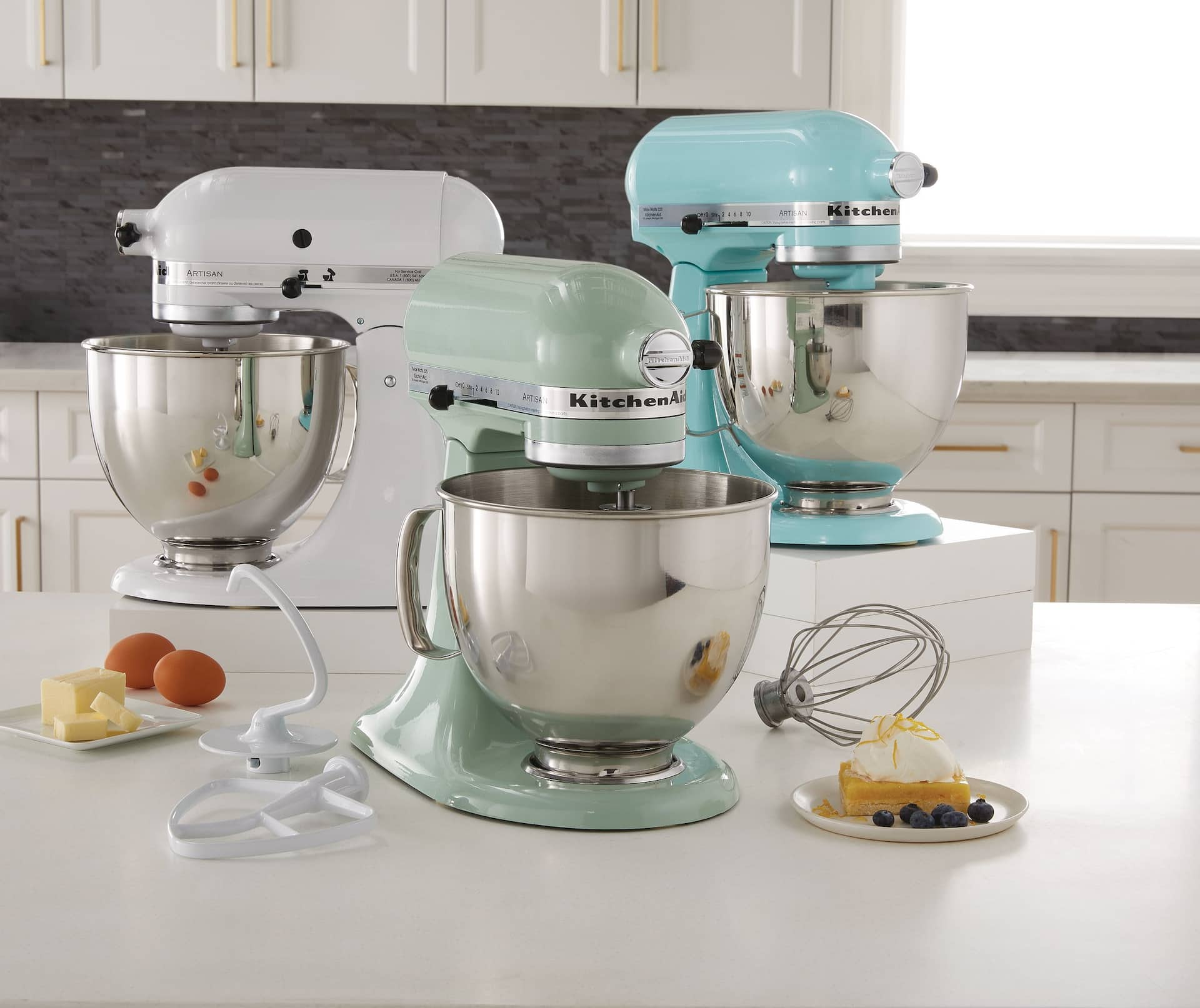 Blue on sale stand mixer