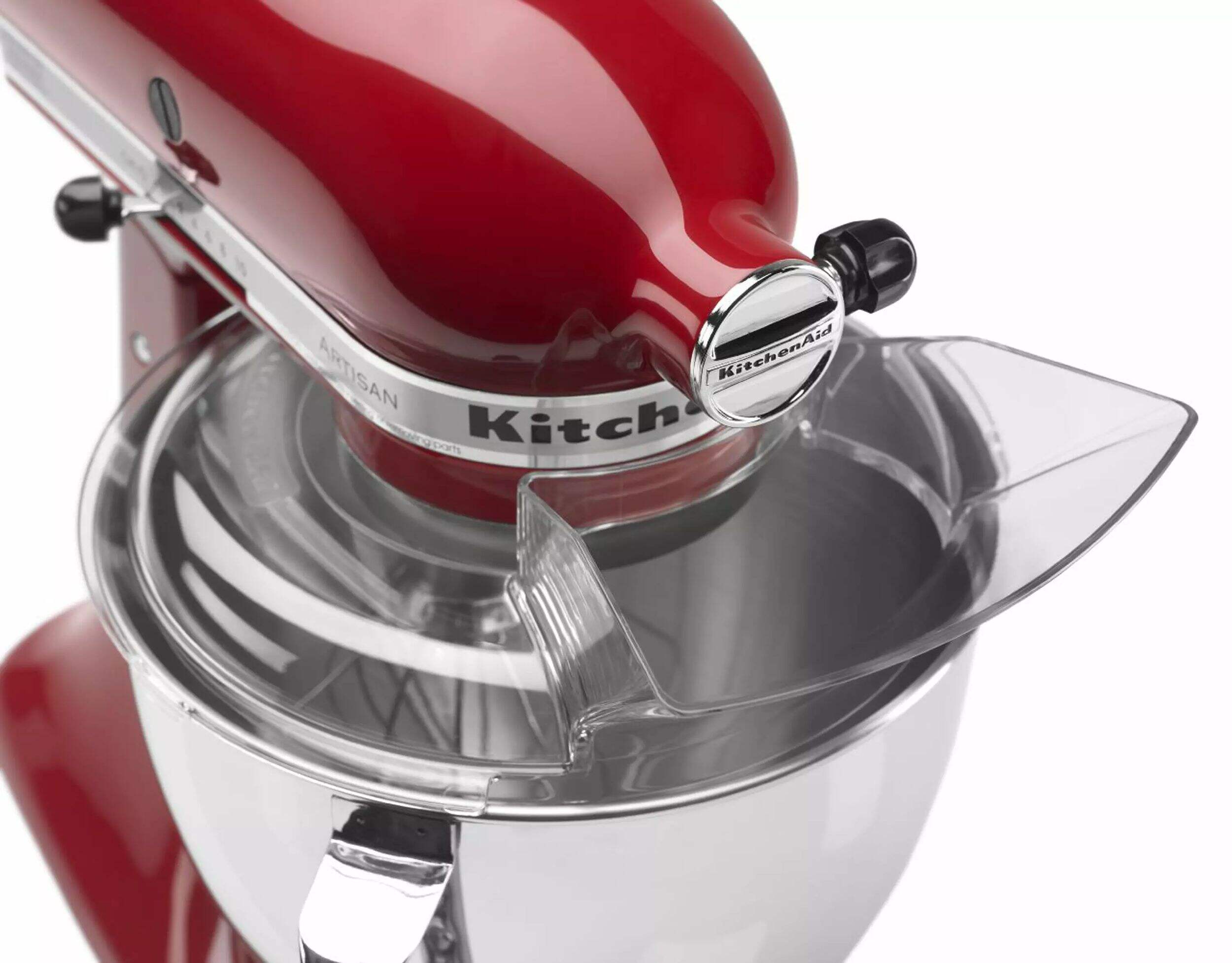 KitchenAid® Secure Fit Pouring Shield for Tilt Head Stand Mixer Front_Angled_Right