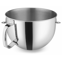 KitchenAid® 6-Qt. Bowl-Lift Polished Stainless Steel Bowl With Comfort Handle Back_Angled_Right