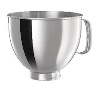 Bol pour batteur sur socle KitchenAid, acier inoxydable, 5 pintes Front_Angled_Left