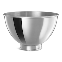 KitchenAid® 3 Quart Stainless Steel Stand Mixer Bowl Front_Elevated