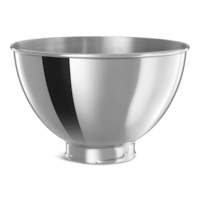 KitchenAid® 3 Quart Stainless Steel Stand Mixer Bowl Front_Elevated