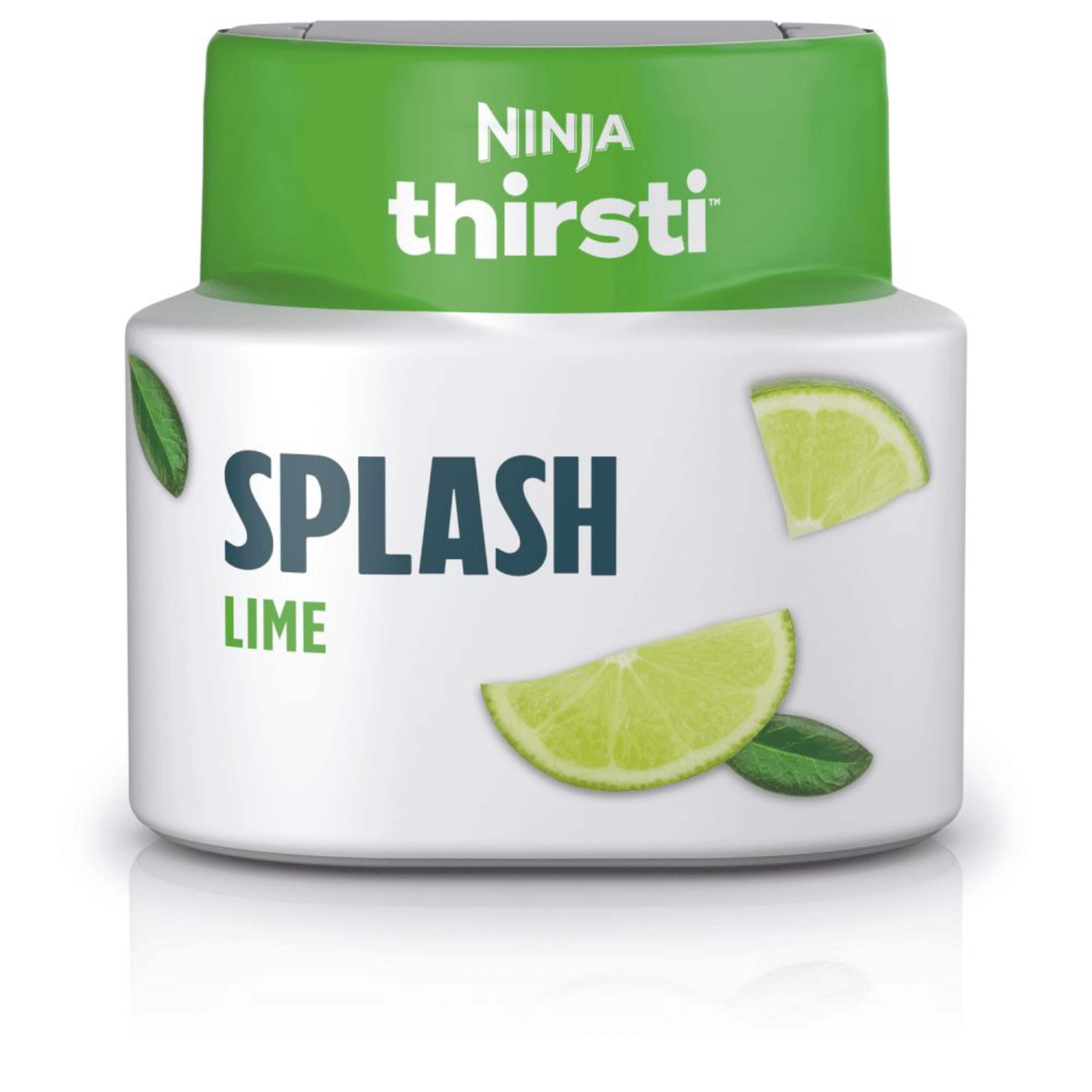 Ninja Thirsti™ Splash Tart Lime Syrup Flavoured Water Drops, Unsweetened Fruit Essence, 60-mL Front_Flat
