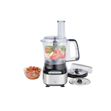 Hachoir miniature compact de 3 tasses Vida par PADERNO avec étui, argenté Front_Elevated