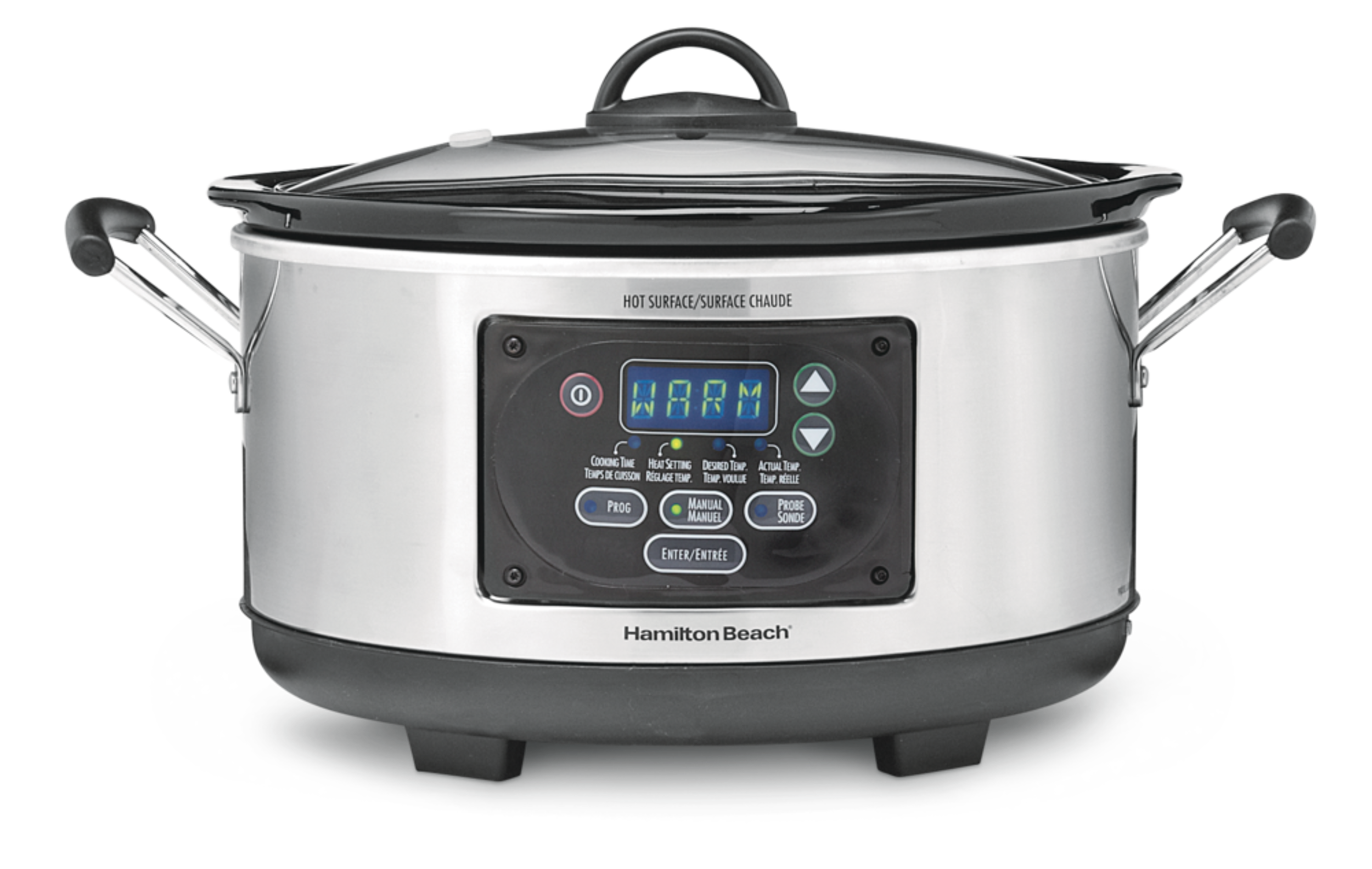 Hamilton Beach Set And Forget® Programmable Slow Cooker Stainless Steel 6qt Canadian Tire 1778