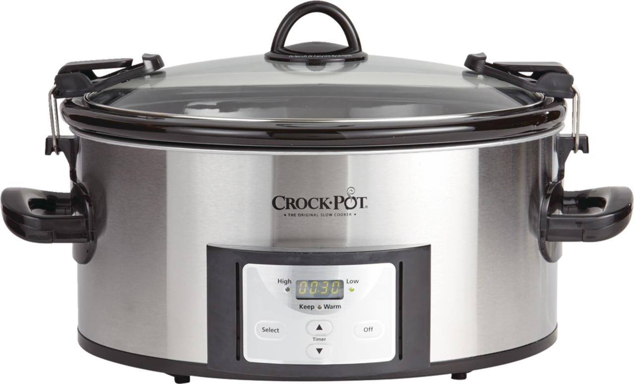 Crock-Pot SCCPVL610-S-A Programmable Cook & Carry™ Slow Cooker, 6-quart