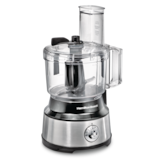 Hamilton Beach Compact Food Processor Black, 10 Cups Front_Angled_Right