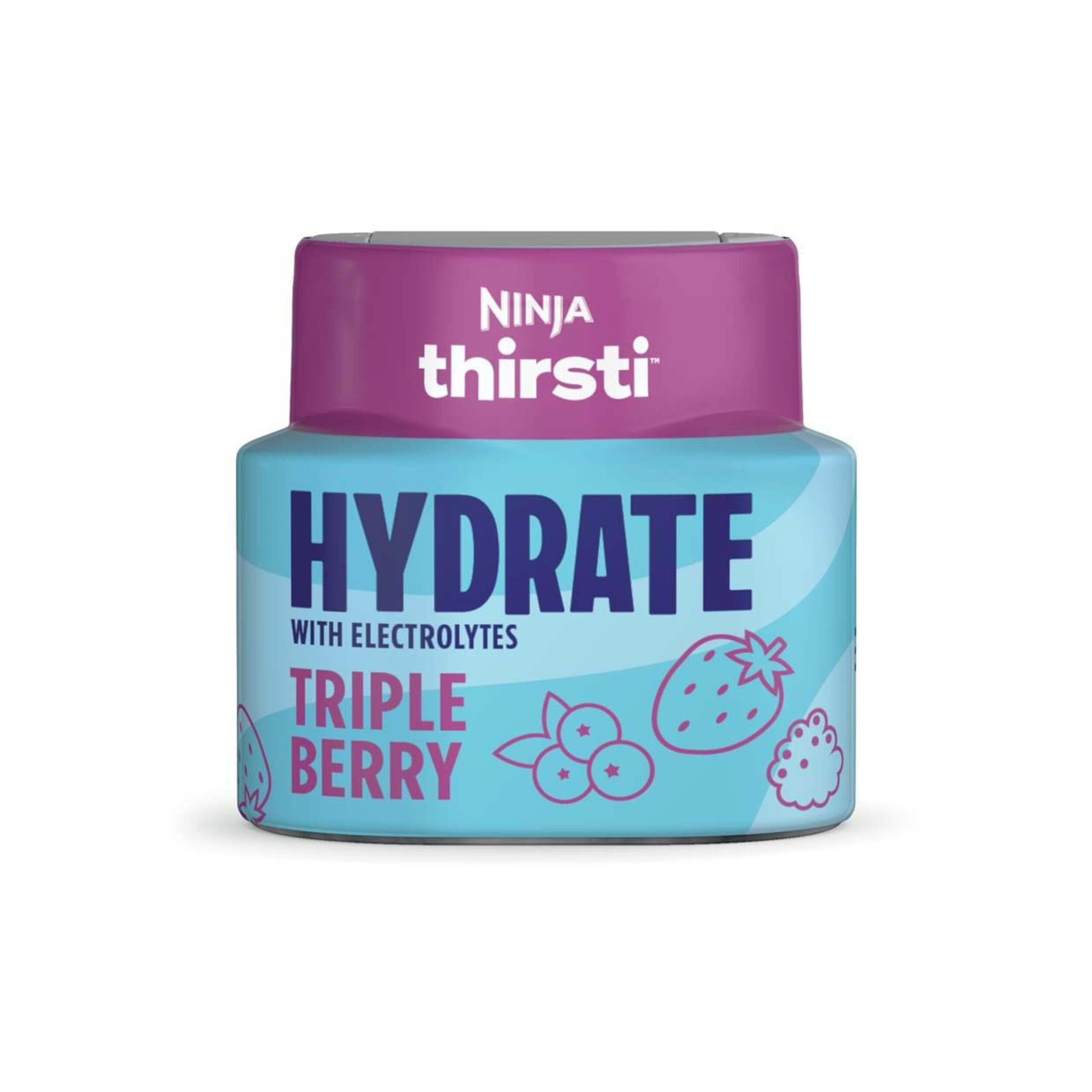 Ninja Thirsti™ Hydrate Triple Berry Flavoured Water Drops, 60-mL Front_Flat