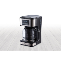 MasterChef Stainless Steel Touch Screen Coffee Maker, 12-Cup Front_Three_Fourths_Angled_Left