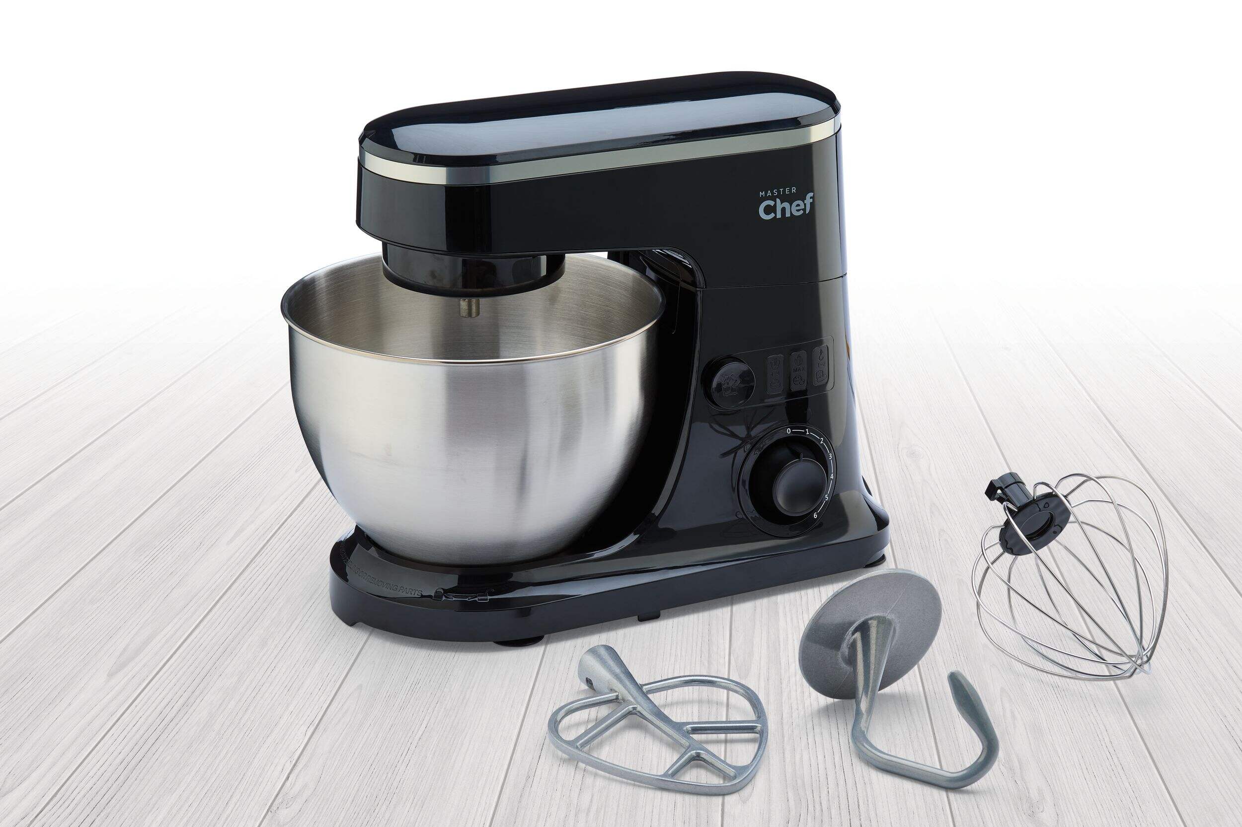 Batteur sur socle Master Chef, noir Composite_or_Mixed