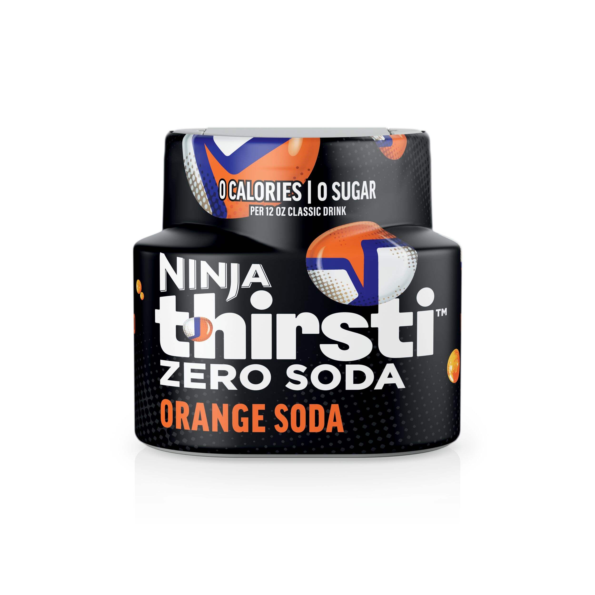 Ninja Thirsti Zero Soda Orange Soda Flavoured Water Drops Front_Flat
