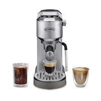 De'Longhi Dedica Duo Espresso Maker with Steam Wand Front_Elevated