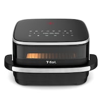 Friteuse à air comp T-fal Easy Fry avec surface, noir, 1,6 L