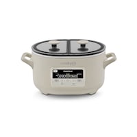Crockpot Ceramic-Coated Multi-Meal Slow Cooker, 3.7-qt Front_Elevated