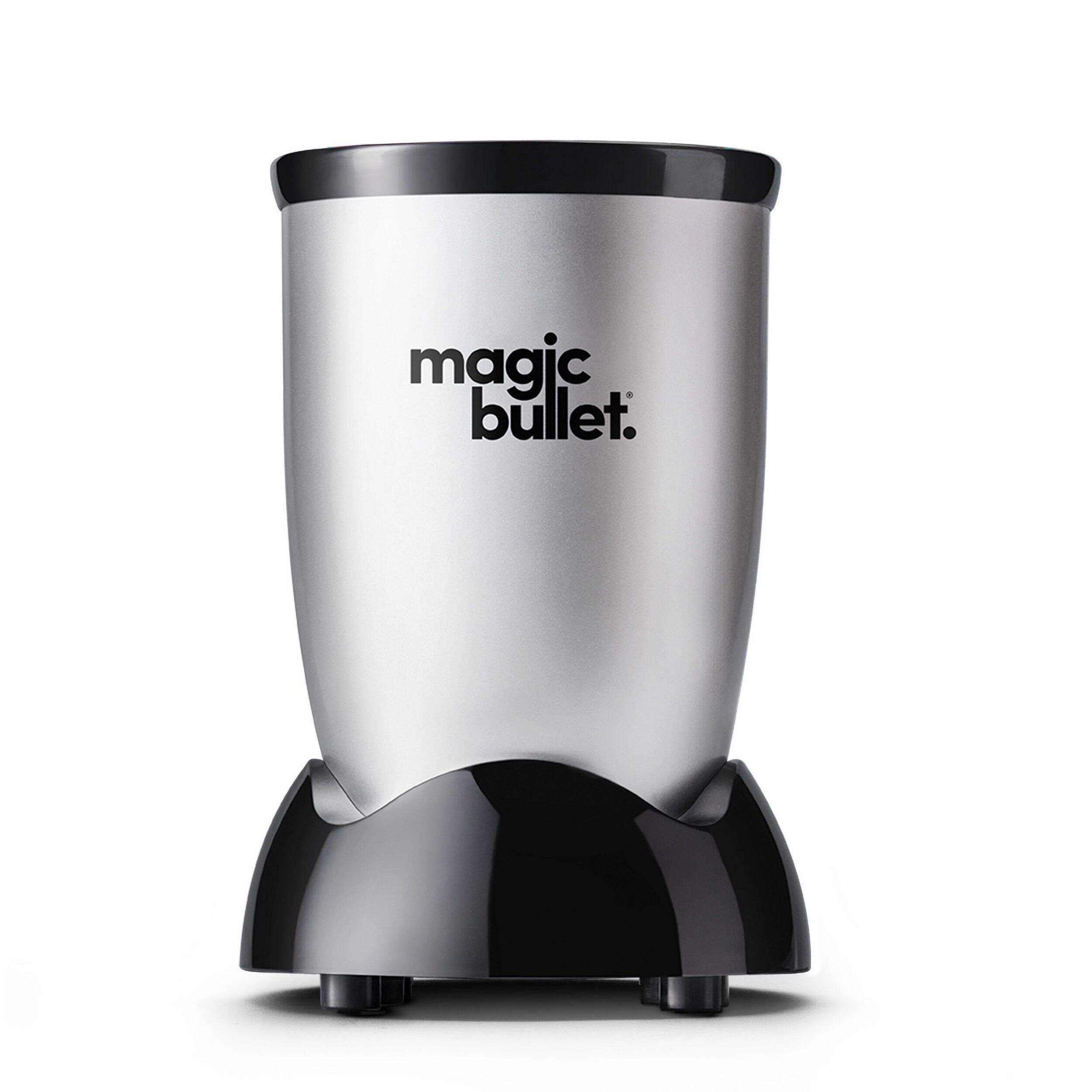 Magic Bullet Max Blender, BPA-Free, Silver, 300 to 550-mL Front_Flat