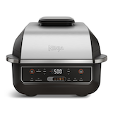 Ninja 6-in-1 indoor Grill and Cyclonic Air Fryer, 4-qt Front_Flat