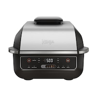 Ninja 6-in-1 indoor Grill and Cyclonic Air Fryer, 4-qt Front_Flat