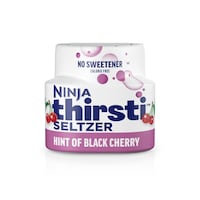 Ninja Thirsti Classic Seltzer, Hint of Black Cherry