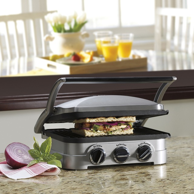 Cuisinart® Griddler 5in1, NonStick Panini Grill Press/Sandwich Maker