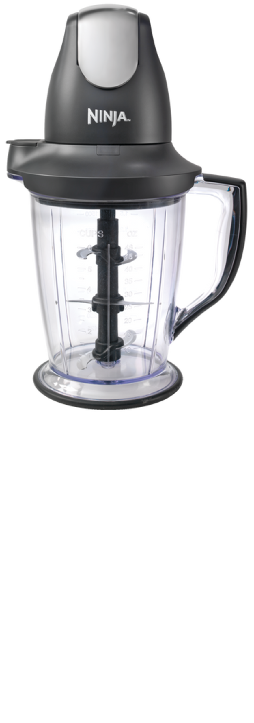 Mélangeur/robot culinaire NinjaMD Master PrepMD Professional, noir, 2 à 6 tasses Front_Elevated