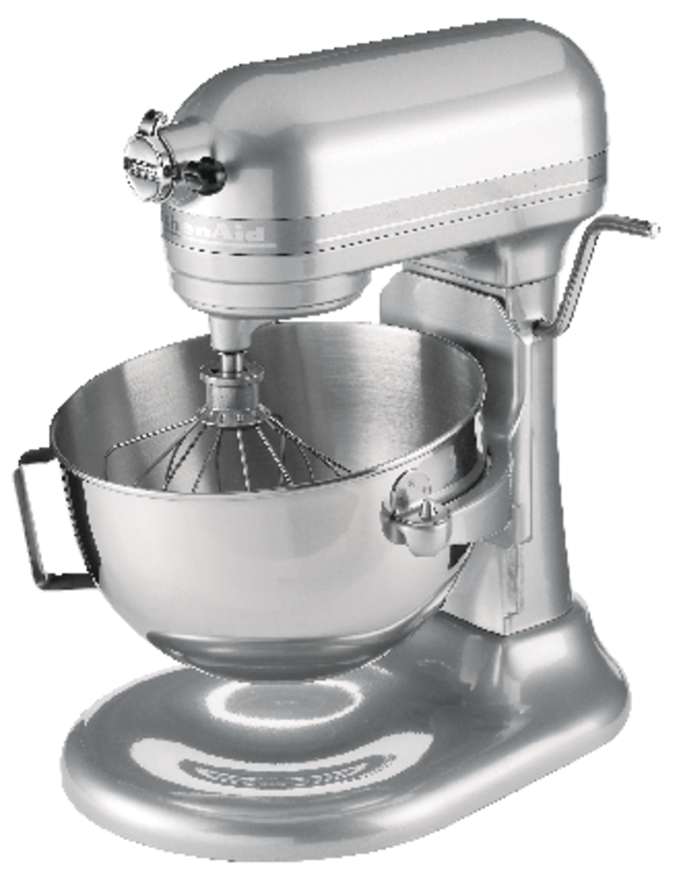 KitchenAid 4KV25H0XMC5 - Metallic Chrome 5 Quart Professional 5 Plus Bowl  Lift Stand Mixer 