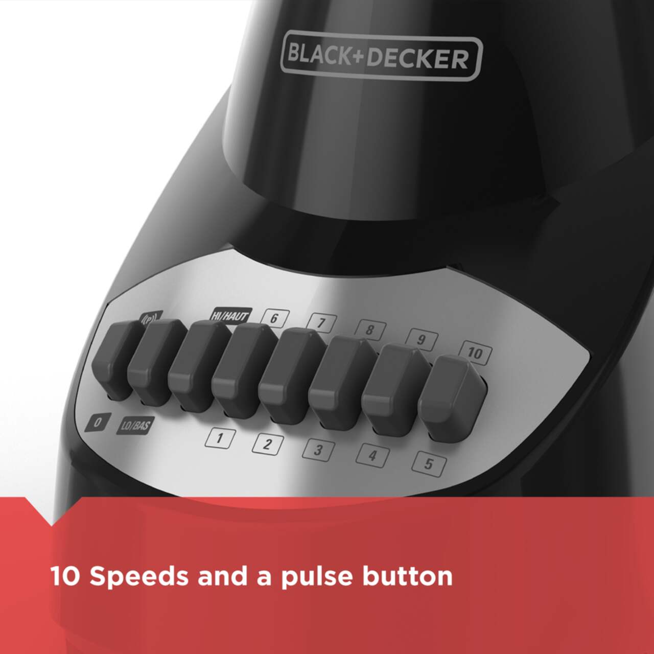 Black Decker 10 Speed Blender Black 550W Canadian Tire