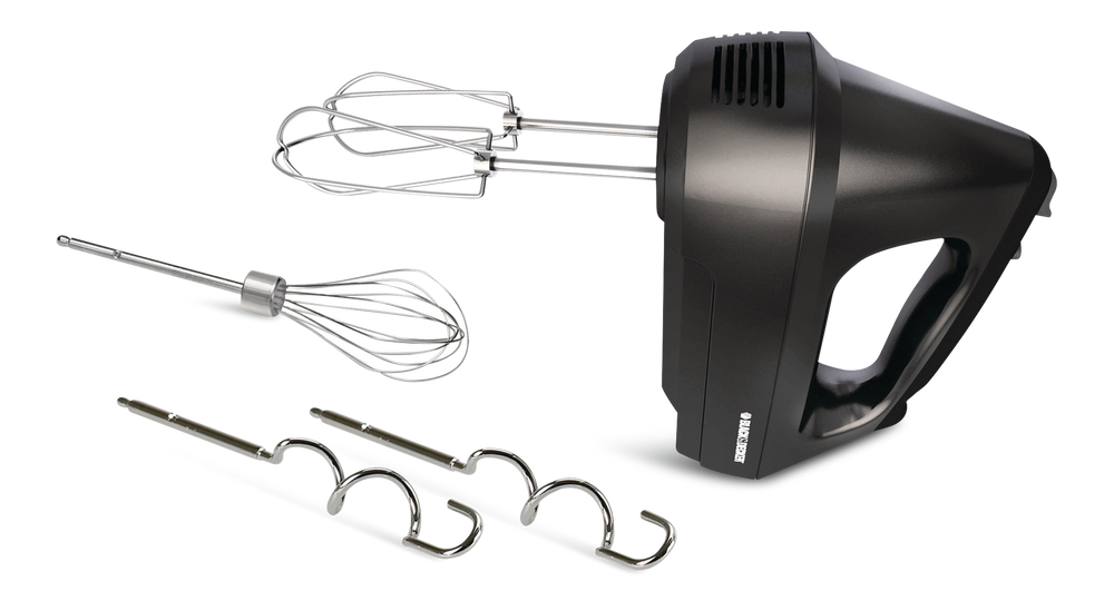 Black & Decker 6Speeds Hand Mixer w/ Storage Case Black Canadian Tire