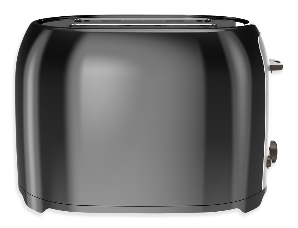 Black & Decker Extra Wide Slots Toaster w/ 7 Settings, Black, 2Slices