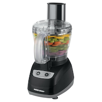 Black & Decker Food Processor, 8-Cup Front_Three_Fourths_Angled_Left