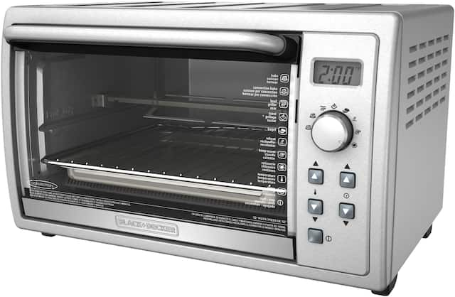 Black stainless steel toaster ovens hotsell