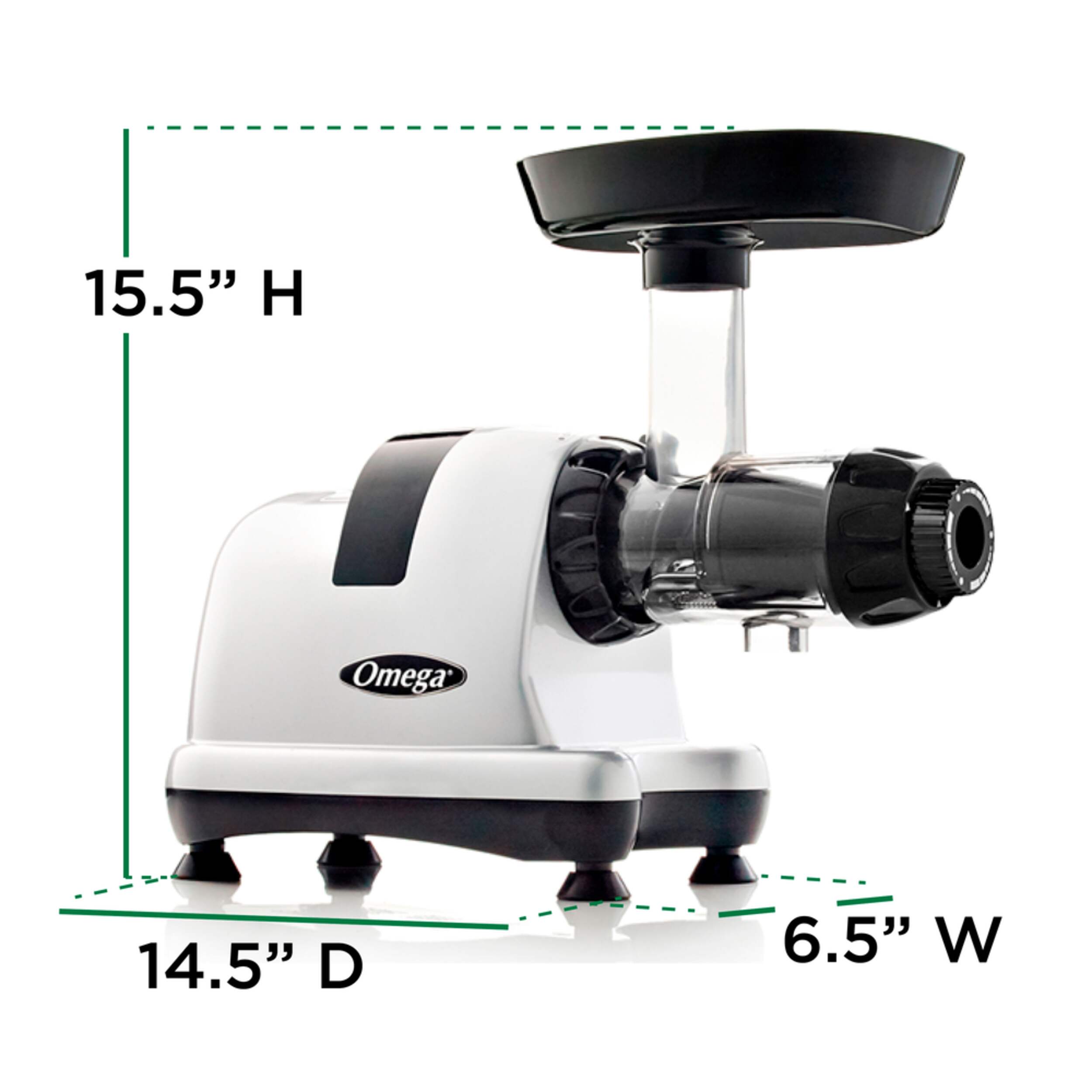 Omega Horizontal Slow Juicer, Stainless Steel, 150W, 4 Cups Canadian Tire