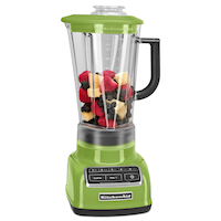 KitchenAid 5-Speed Diamond Blender, Green Apple Front_Angled_Right