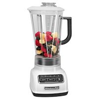 KitchenAid 5-Speed Diamond Blender, White Front_Angled_Right