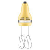 KitchenAid 5-Speed Ultra Power™ Hand Mixer, Majestic Yellow Front_Flat