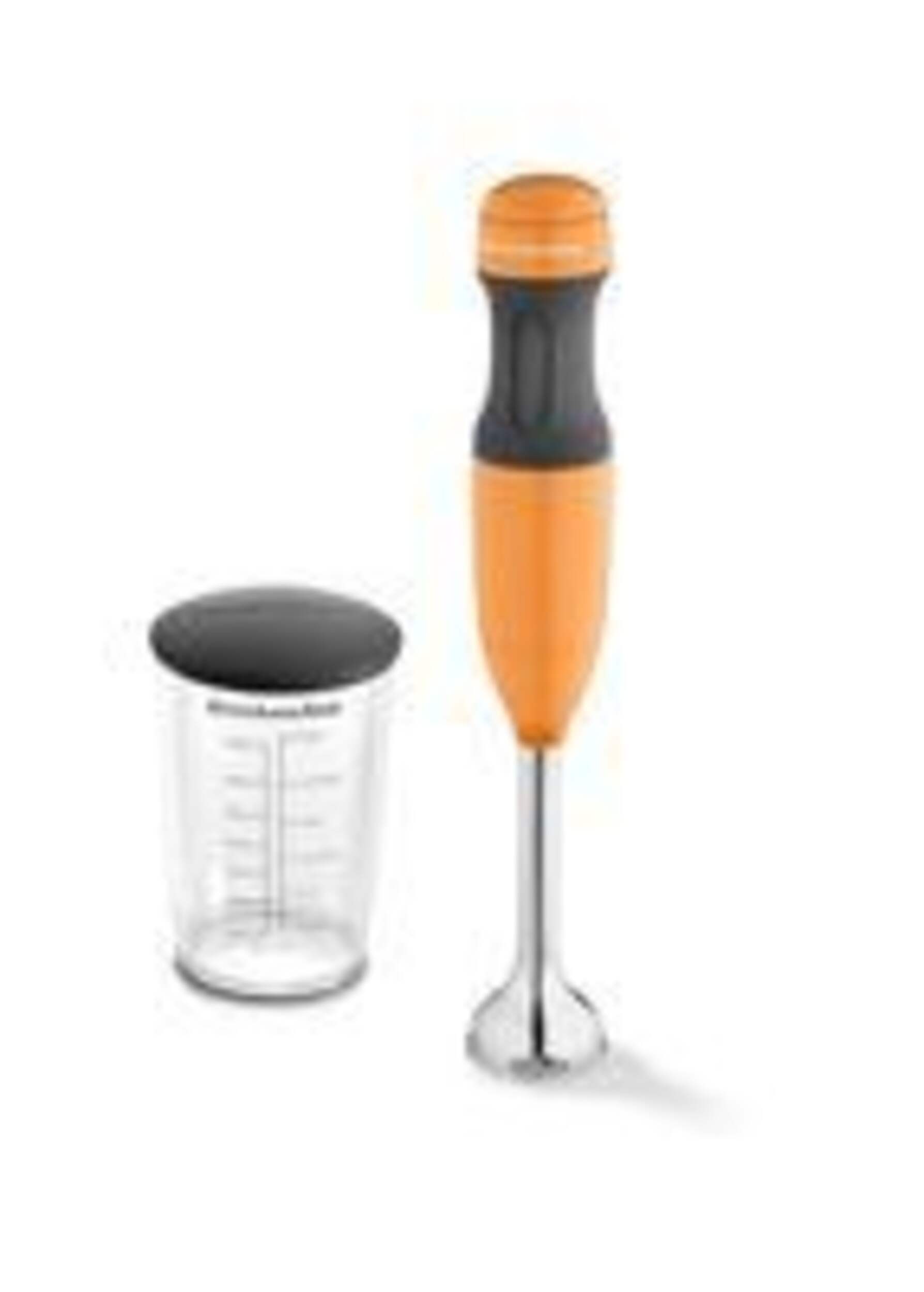 KitchenAid 2-Speed Hand Blender, Tangerine Front_Elevated