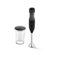 KitchenAid 2-Speed Hand Blender, Onyx Black Front_Flat