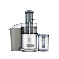 Breville Juice Fountain™ Plus Centrifugal Juicer, Silver Front_Flat