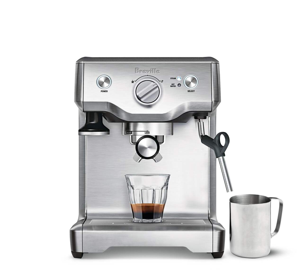 Machine à café expresso manuelle en acier inoxydable, presse à