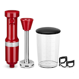 KitchenAid® Variable Speed Corded Hand Blender w/ Blending Jar, Empire Red Front_Elevated