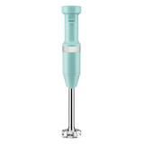 KitchenAid® Variable Speed Corded Hand Blender w/ Blending Jar, Aqua Sky Front_Flat