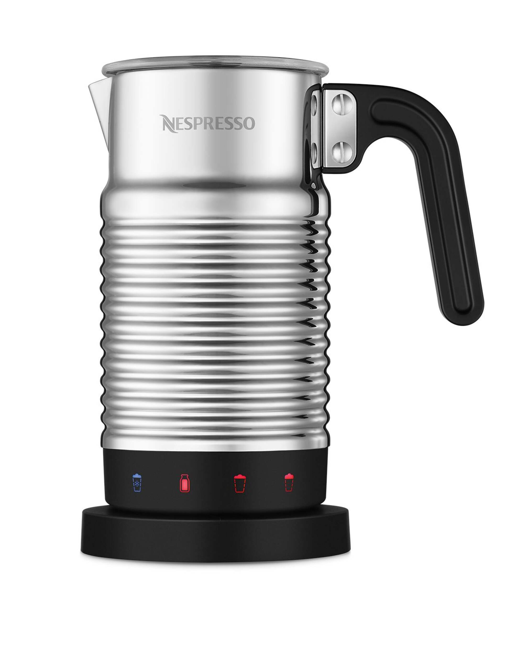 Nespresso Aeroccino Dishwasher Safe Frother, 4-Milk Front_Flat