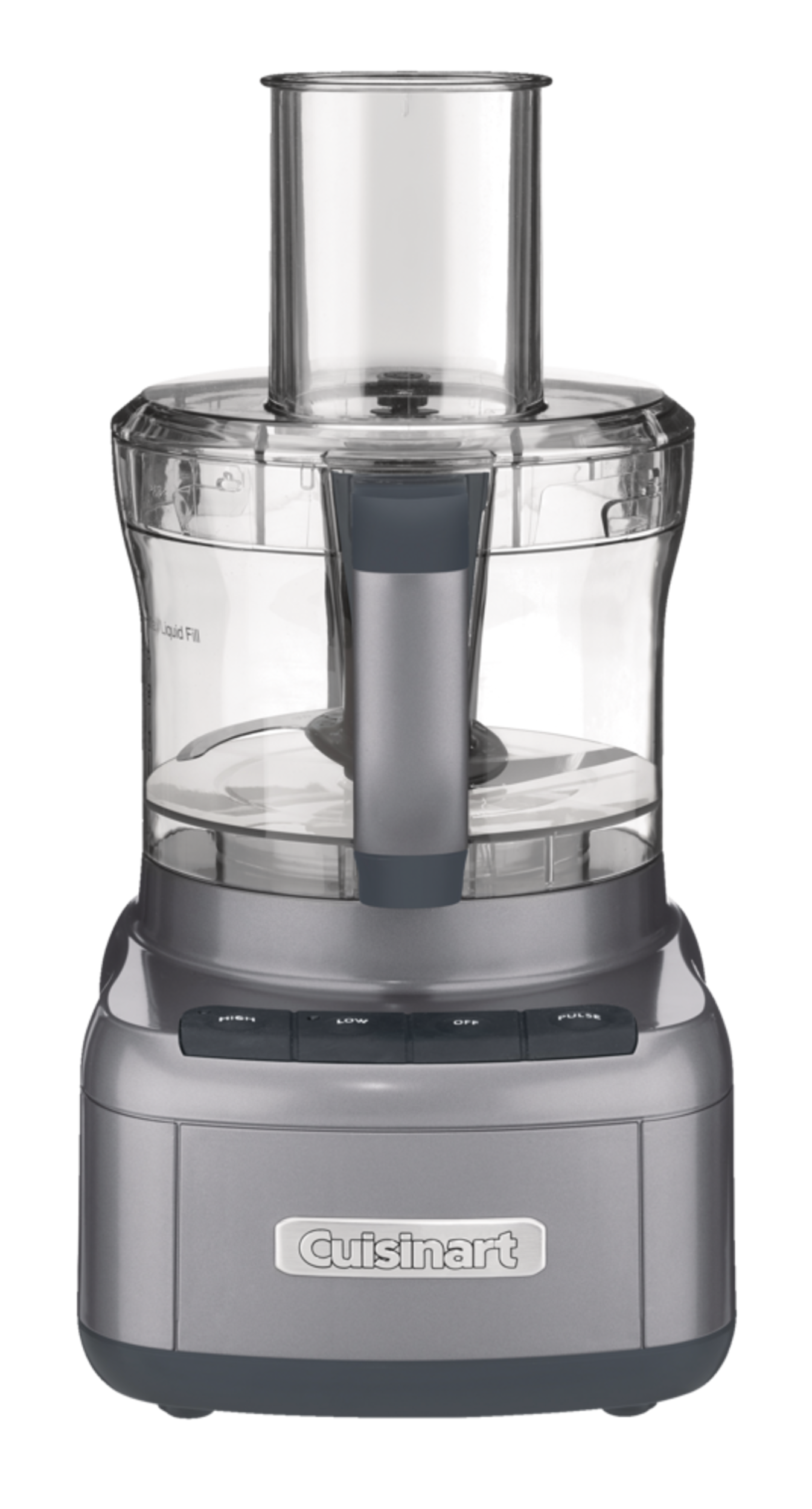 Cuisinart® Elemental Food Processor w/ Dishwasher Safe Parts, BPA-Free, Silver, 8 Cups Front_Flat