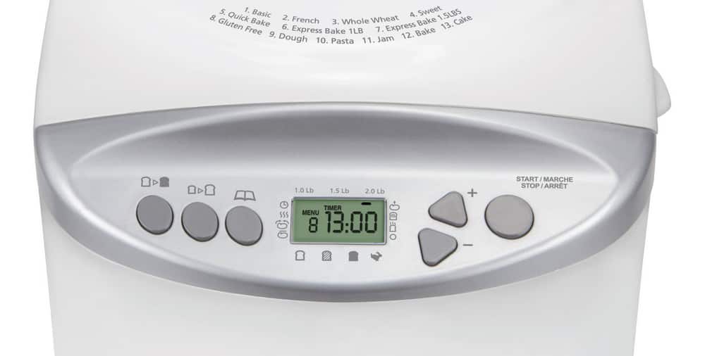 Sunbeam Bread Maker w/ 13 Digital Functions, White, 2lb Canadian Tire